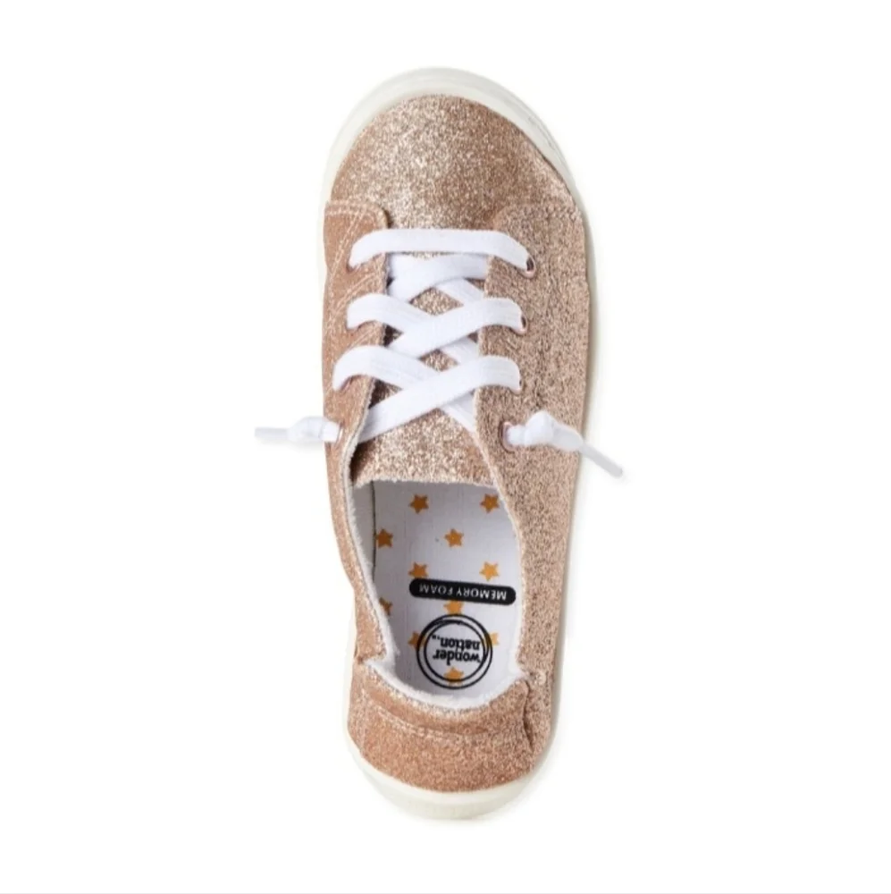 Girl's Gold Slip-on Sneaker